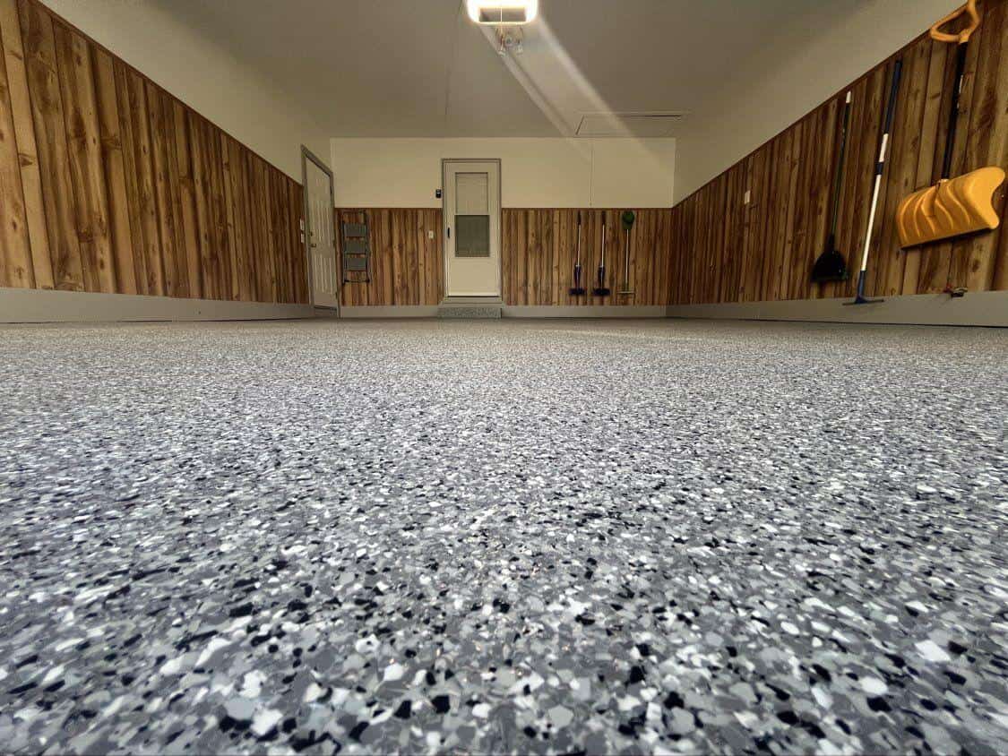 Epoxy garage floor coating installed by GatorGuard in Grand Rapids, MI