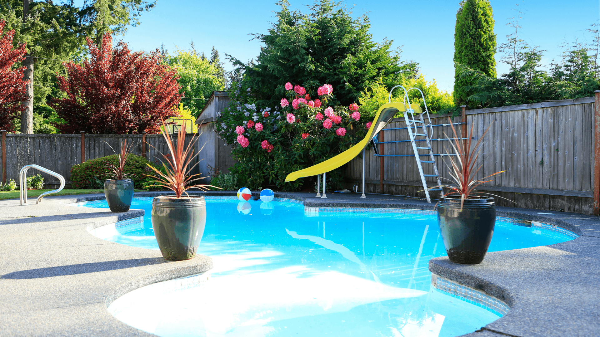 Pool deck installation